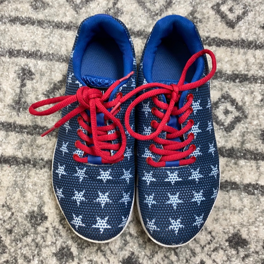 NoBull Red White and Blue Trainers